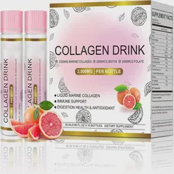 OEM/ODM Natural Sugar Free Skin Whitening Anti-Aging Marine Collagen Peptides Drink