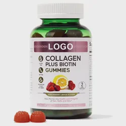 OEM Collagen Gummies Whitening Skin Acne Freckle Smooth Skin Hair Healthcare Supplements Gummies