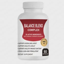 OEM Dietary Fiber Supplement Balance Blend Complex Capsules