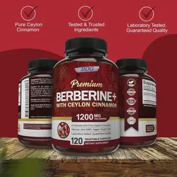 Berberine Herbal Capsules Support Maintain Healthy Blood Sugar Levels