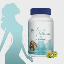 OEM Lactobacillus Acidophilus Psyllium Husk Capsule 15 Day Cleanse Detox Gut Purge Capsules
