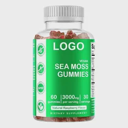 Sea Moss Gummies Bears 100% Natural Organic for Immune System Sugar Free
