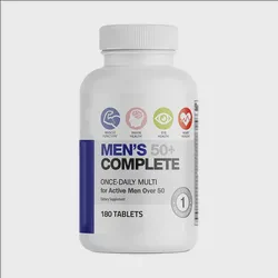 Men's 50+ Complete Once Daily Multivitamin Formula Tablets Overall Good Health