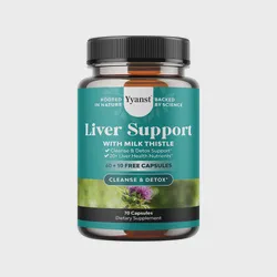Cleanse&Detox Liver Promote Digestion Capsules Nourish&Protect Liver Milk Thistle Capsules