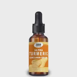 Wholesale Organic Turmeric Supplement Concentrate Support Digestion Turmeric Curcumin Drops