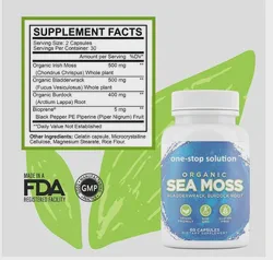 Health Care Organic Natural Vitamins Black Seed Oil Sea Moss Multivitamin Capsule Softgel