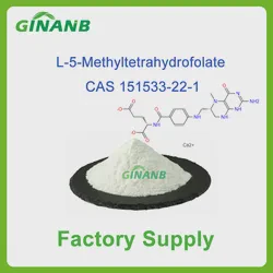 Factory Supply Health Food Additives Raw Material L-5-Methyltetrahydrofolate Calcium CAS 151533-22-1