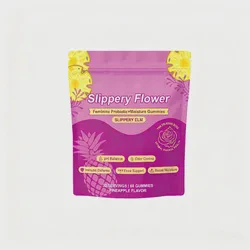 Private Label Women Vaginal Probiotic Slippery Elm Slippery Flower Gummies with Pineapple Extract Nutrition Supplement