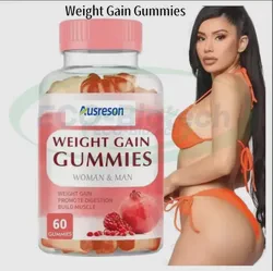 Ausreson OEM Fast Supplement Natural Enhance Appetite Health Care Weight Gain Gummies