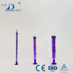 1ml 3ml 5ml 10ml Pet Liquid Feeding Medicine Dosing Plastic Enteral Oral Syringe with Protective Cap