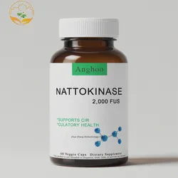OEM Wholesale Dietary Supplement 2000 Fus Nattokinase Capsule for CIR Support & Culatory Health