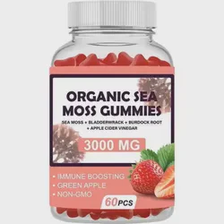 Sea Moss Vegan Gummies Sugar-Free Herbal Supplements