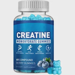OEM Private Label Increase Muscle Mass Supplement Blueberry Flavor Creatine Monohydrate Gummies