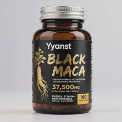 OEM Boosts Stamina Endurance Reduce Fatigue Provide Energy Black Maca Root Capsules