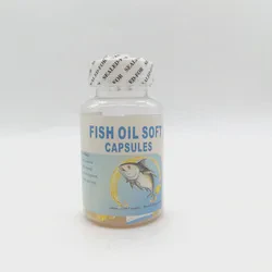 High Potency Fish Oil Softgels 1000mg Omega-3 Per Capsule Support Heart Brain Eye Health