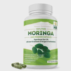 OEM Organic Moringa Leaf Capsules for Enhanced Bone Health Support