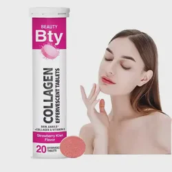 Factory Supply Hyaluronic Acid & Vitamin Enhanced Collagen Candy Collagen Tablets