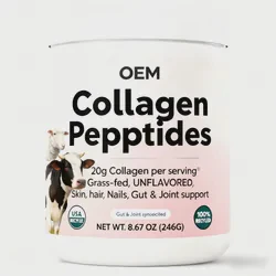 OEM Collagen Peptide Powder Antioxidant Helps Beautify Supporting Healthy