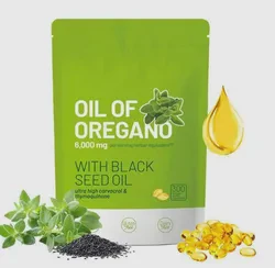 Hot Sale Premium Organic Oil of Oregano with Black Seed Oil for Antioxidant