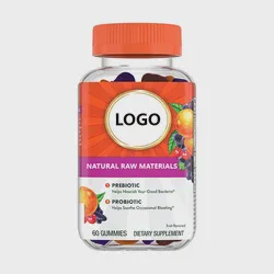 OEM Probiotic Gummies Vaginal Health 60 Gummies Probiotic Gummy Vitamin Supplement