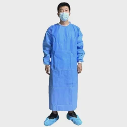 AAMI Level 1/2/3 PP/PE/SMS/Non-Woven Disposable Medical/Surgical/Hospital/Laboratory/Food/Healthcare Protective Isolation Gown/Clothing/Suit
