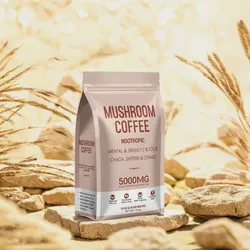 OEM Coffee Mushroom 7 in 1 Blend Mushroom Coffee Powder Private Label Mushroom Coffee