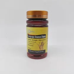 Super Herb Natural Cordyceps Mushroom Tablets for Immune Support and Vitality