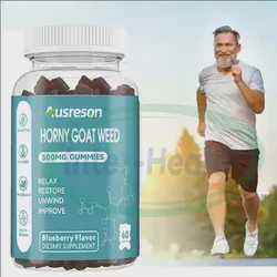 Ausreson OEM Horny Goat Weed Maca Gummies Epimedium Horny Goat Weed Gummies