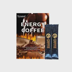 OEM Herbal Extract Energy Booster Increase Stamina Anti Fatigue Man Energy Coffee