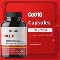 OEM Wholesale Q10 Coenzyme Softgel Capsule Health Products Coq10 Dietary Supplements