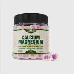 Halal Supplements Calcium Magnesium with Vitamin D3 Gummy Muscle Function Nerve Health