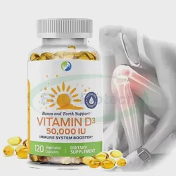 Ausreson OEM Health Supplement Natural Vitamin D3 400mg Vitamin K2 Mk7 Softgel