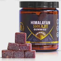 Shilajit Gummies Pure Himalayan Vitamins Supplement Gummies for Improve Brain Function