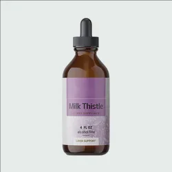 Liver Detox Milk Thistle Liquid Supplement Improves Liver Function