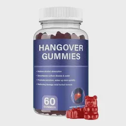 OEM Hangover Relief Supplement Vegan Relieve Alcohol Pills Vegan Liver Detox Anti Hangover Gummies