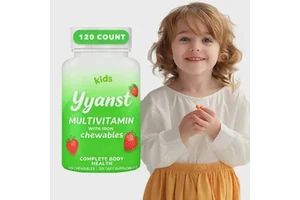 OEM/ODM Strawberry Flavor Immune Multivitamin with Iron Chewables Tablets