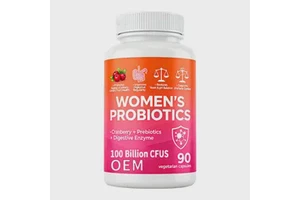 Women's Probiotics, Containing 100 Billion Live Cultures, 90 Plant-Based Capsules