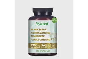 OEM Herbal Supplement Boost Energy Support Relaxation Ashwagandha Black Maca Capsules