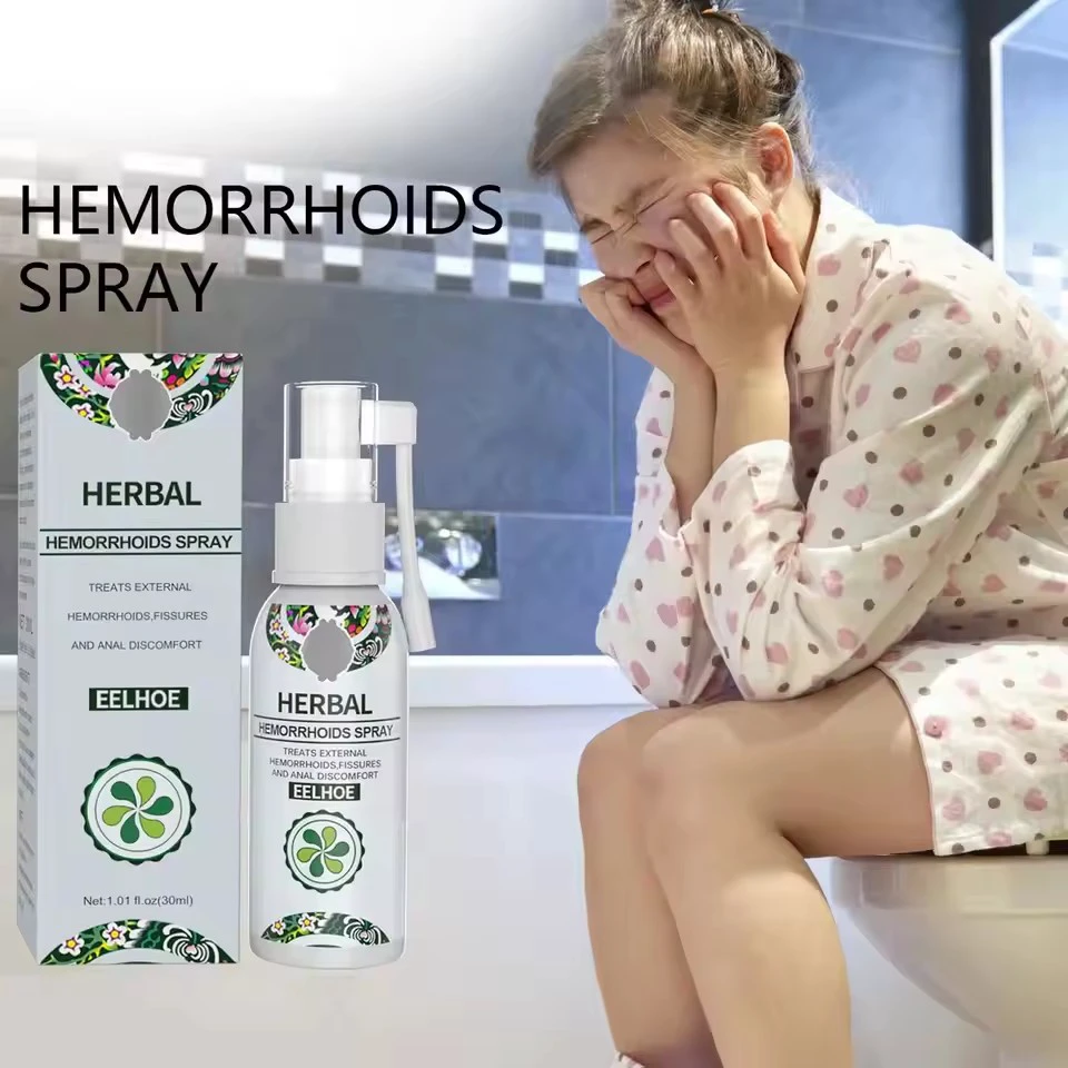 30ml Natural Herbal Hemorrhoids Spray Powerful Hemorrhoids Treatment Agent Relieve Anal Pain Hemorrhoids Spray