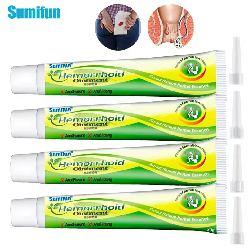 Sumifun Hemorrhoid Remover Ointment Internal External Piles Treatment Cream Anal Itch Pain Relief Chinese Herbal Medicine