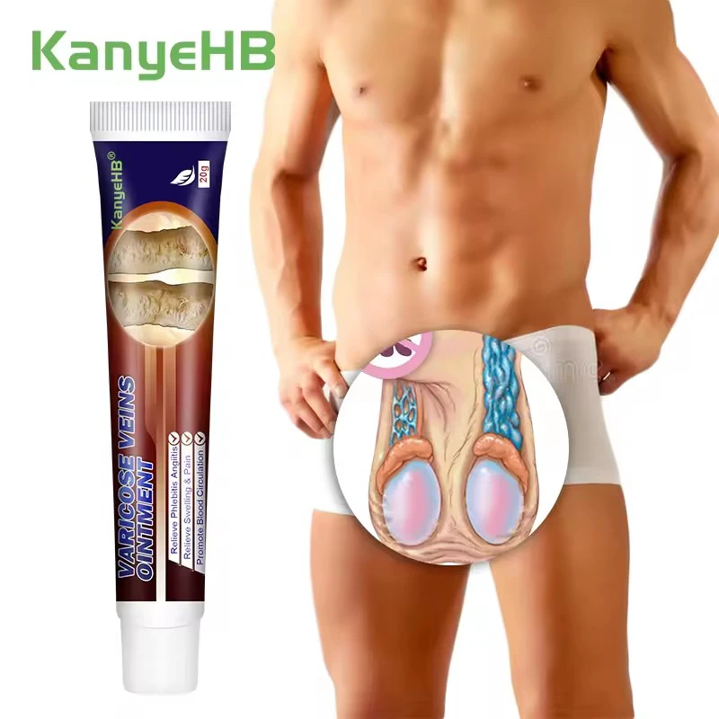 Medical Varicocele Cream Relieve Scrotal Swelling Testis Groin Pain Sexual Dysfunction Men's Varicocele Ointment